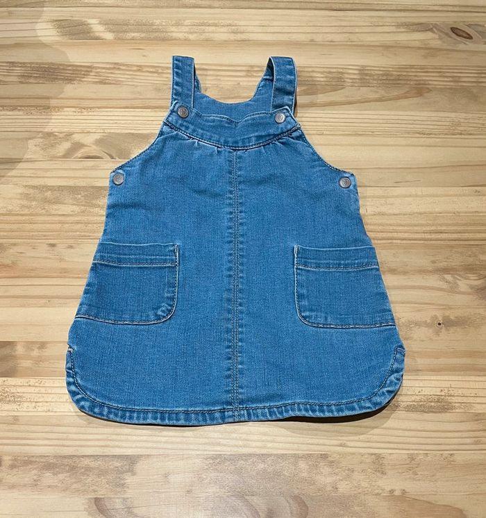 Robe Salopette en Jean 18mois/80cm - photo numéro 1