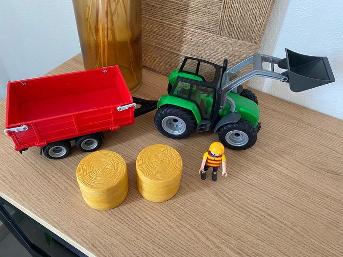 Tracteur avec remorque  Playmobil - photo numéro 2