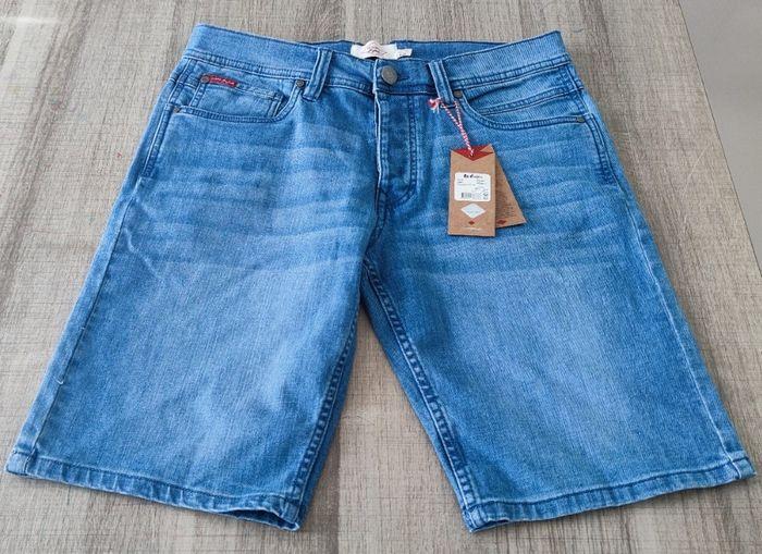 Short en jean Ozark marque Lee Cooper taille 41 pour homme - photo numéro 3