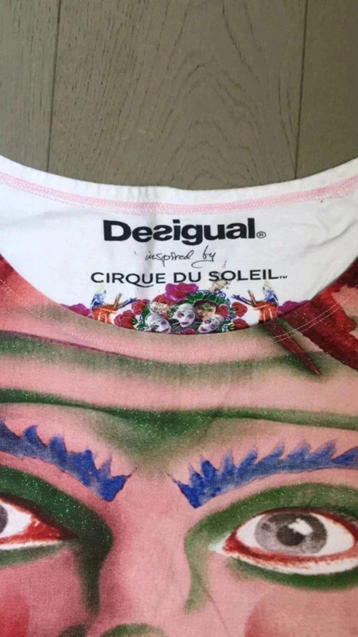 T-shirt Desigual cirque du soleil T:L paillettes - photo numéro 2