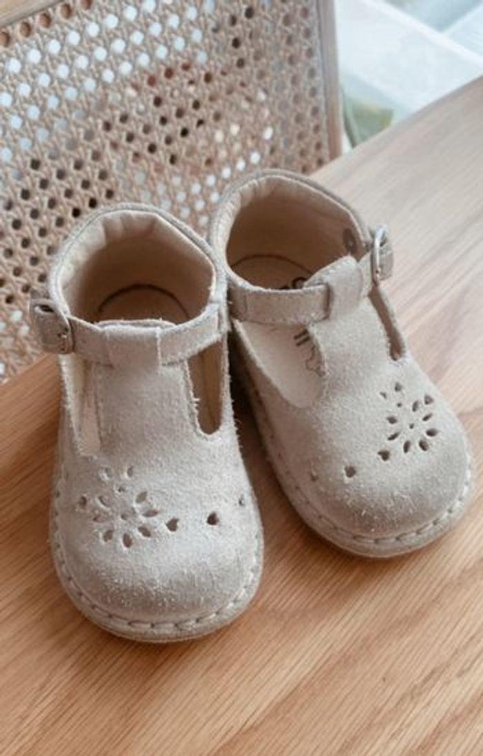 Chaussures bébé fille en cuir Gémo - photo numéro 1