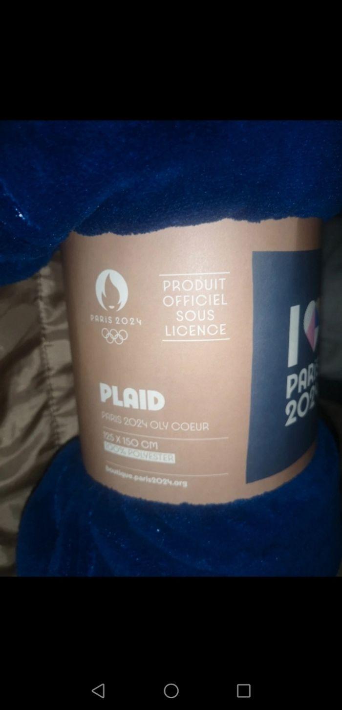 Plaid officiel jeux olympiques Paris 2024 - photo numéro 3