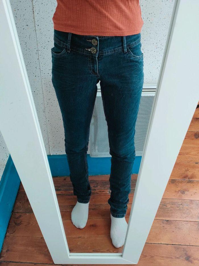 Jean slim bleu foncé / marine taille 36 - photo numéro 7