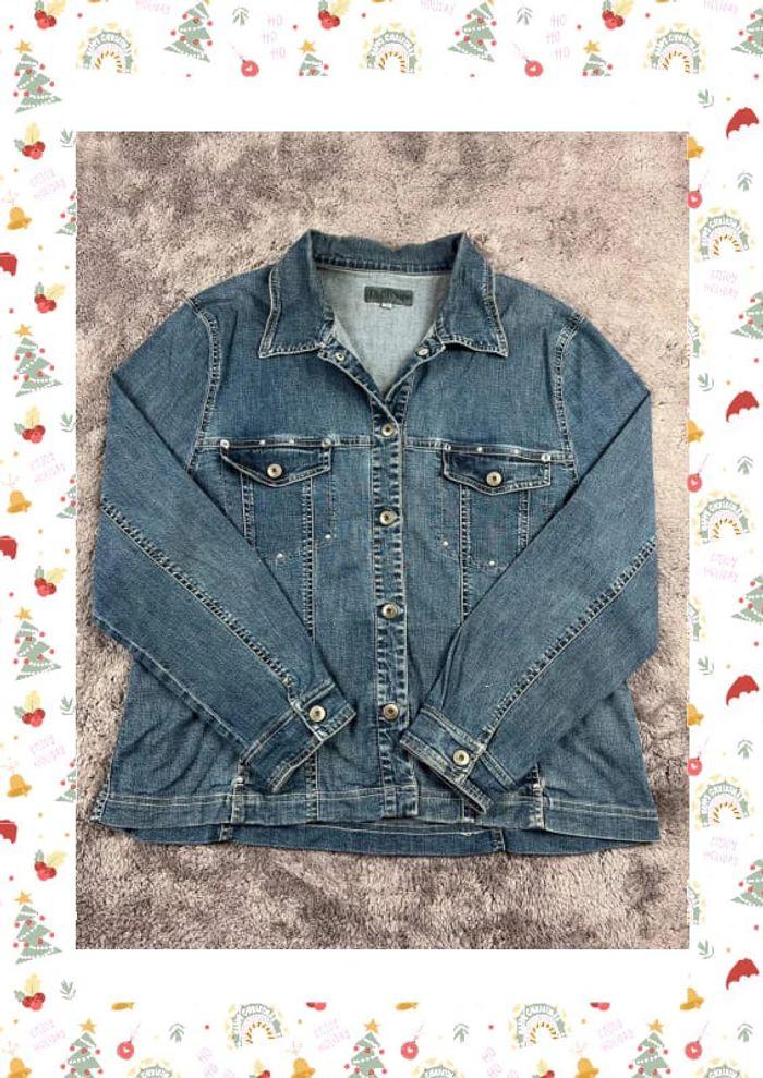 👕 Veste en Jeans vintage y2k Bleu Taille L 👕 - photo numéro 1