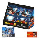 Coffret Plaid 100 x 140 cm et coussin 35 x 35 cm Dragon Ball Super