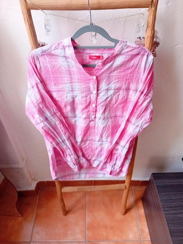 Chemise à carreaux femme - photo numéro 3