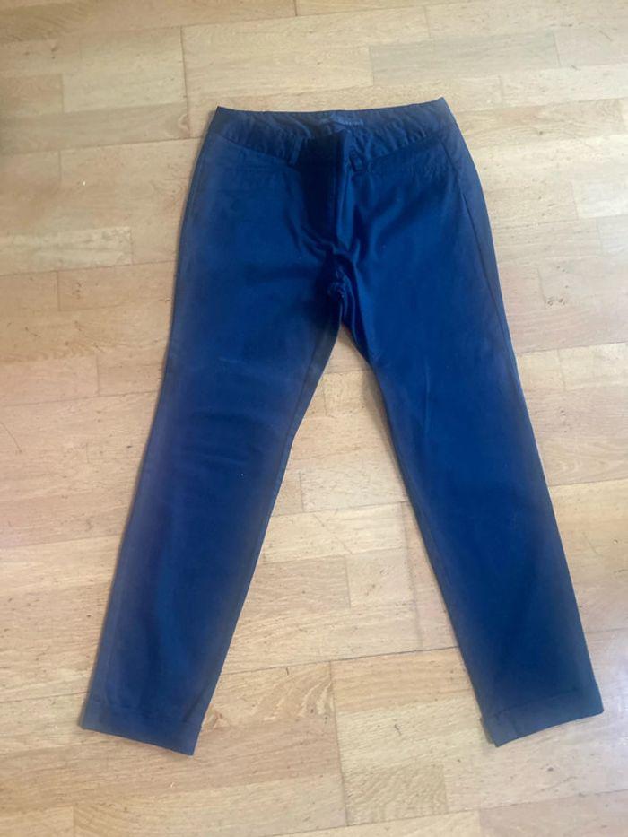 Pantalon Zara bleu marine - photo numéro 1