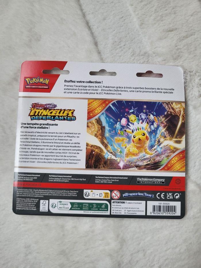 Tripack Pokémon Étincelles Déferlantes EV8 - photo numéro 2