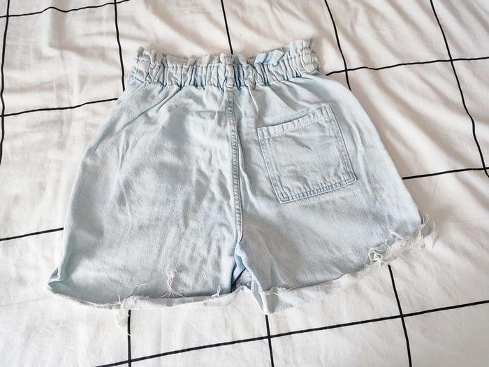 Short en jeans Zara taille haute - photo numéro 3