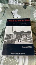 Livre j’avais 20 ans en 1944