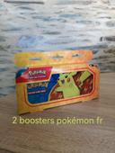 Boite métallique pikachu avec 2 boosters non neuf/rescellé