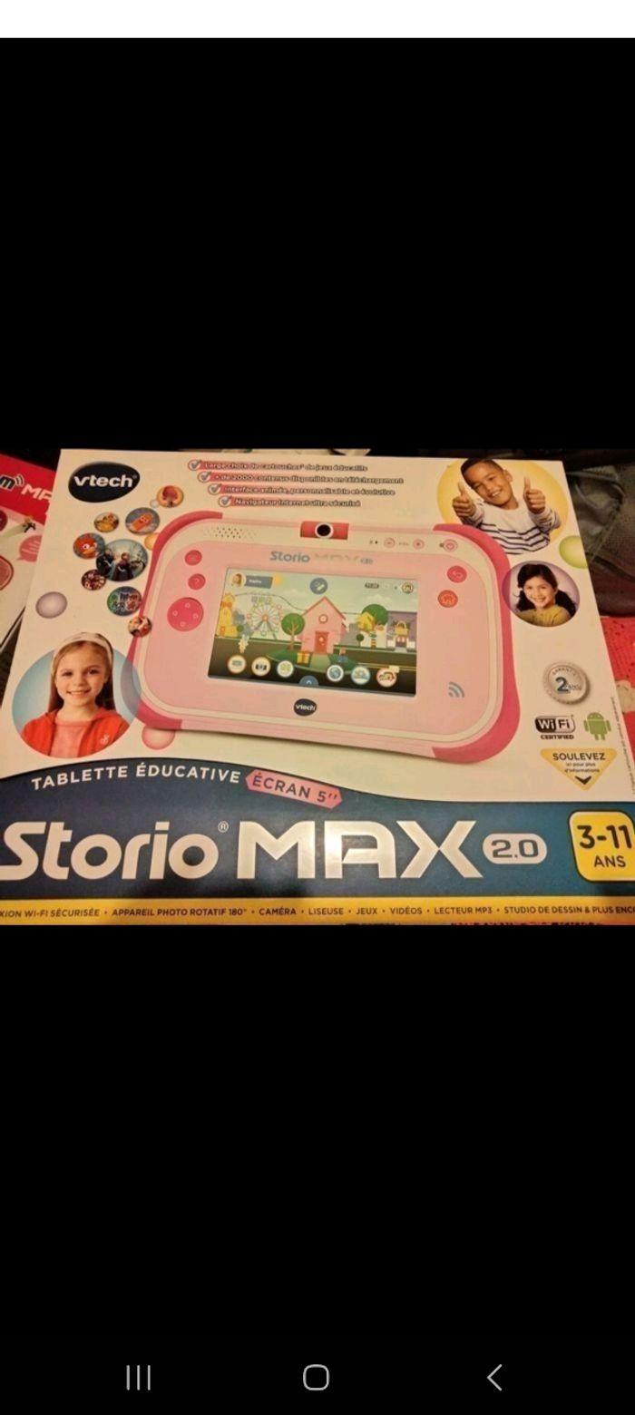 Tabletre vtech storio rose à 70€ avec le code CAHIER30 la tablette passe à 55€