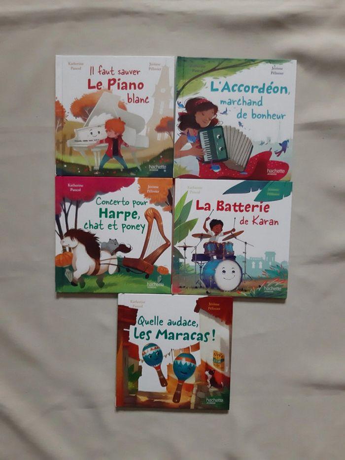 Lot de 5 livres d'histoires pour enfant (dès 4 ans) - instruments de musique - Katherine Pancol - photo numéro 1