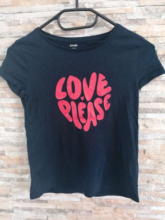 Tee-shirt Kiabi 10ans love please #10ans_krocaro - photo numéro 2