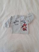 Gilet velours gris Minnie Disney 12 mois