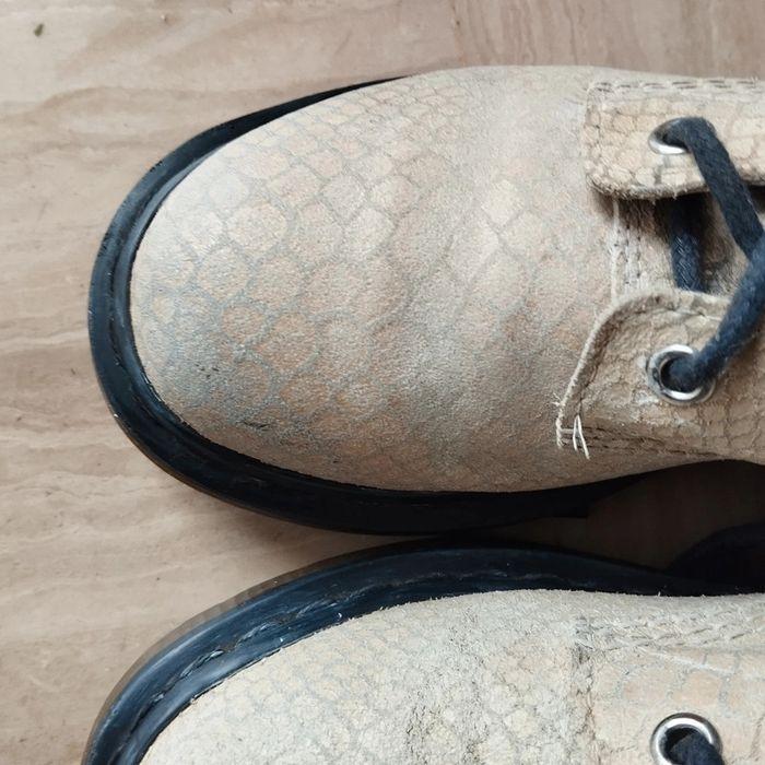 Dr.martens taille 36 daim effet python crème - photo numéro 9