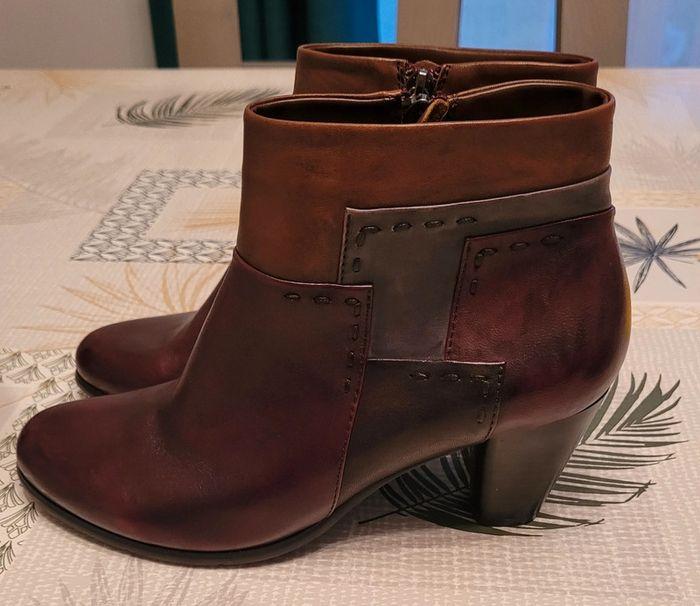 Bottines cuir femme taille 38 - photo numéro 1