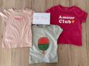 3 tee shirts manches courtes