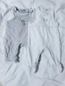 Lot 2 pyjamas 1 mois garçon fille mixte Obaïbi