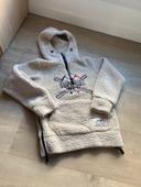 Pull bouclette chaud 7 ans