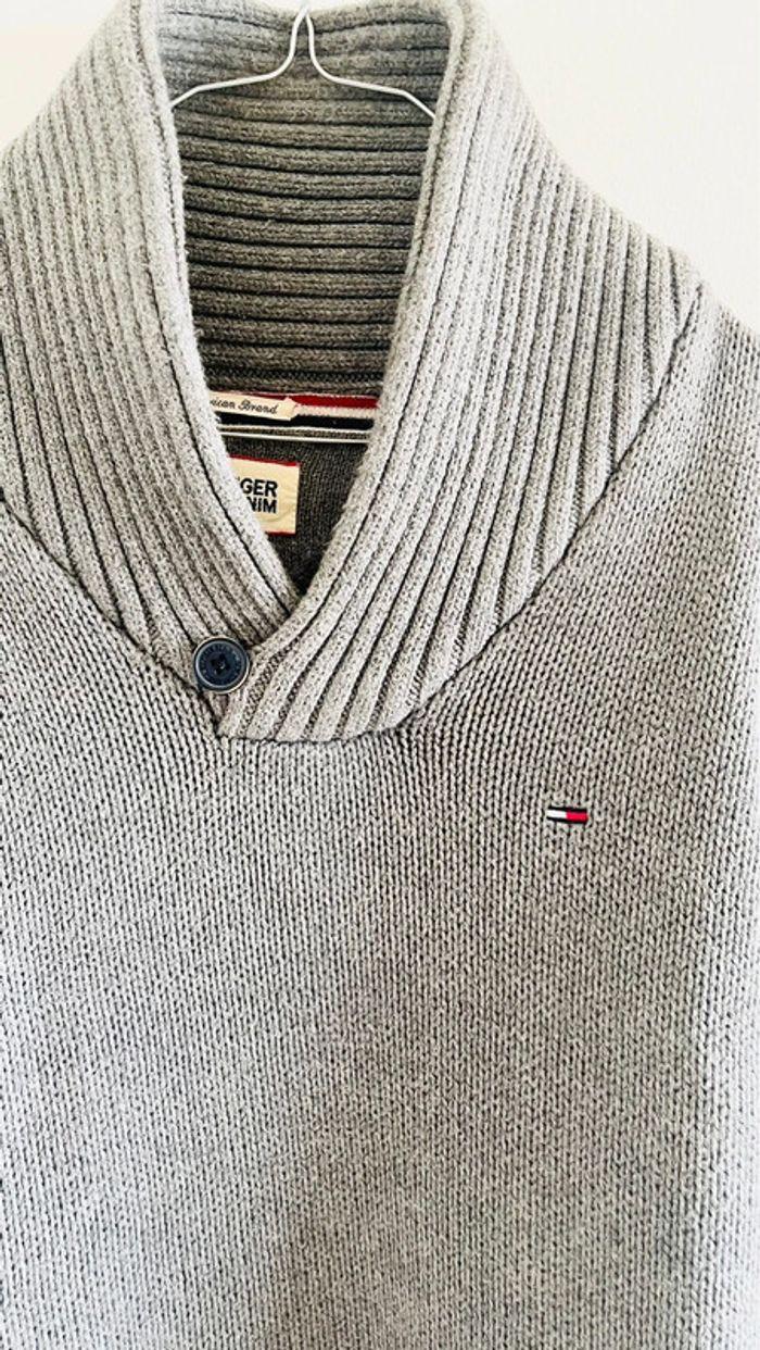 Pull gris homme Tommy Hilfiger - photo numéro 3