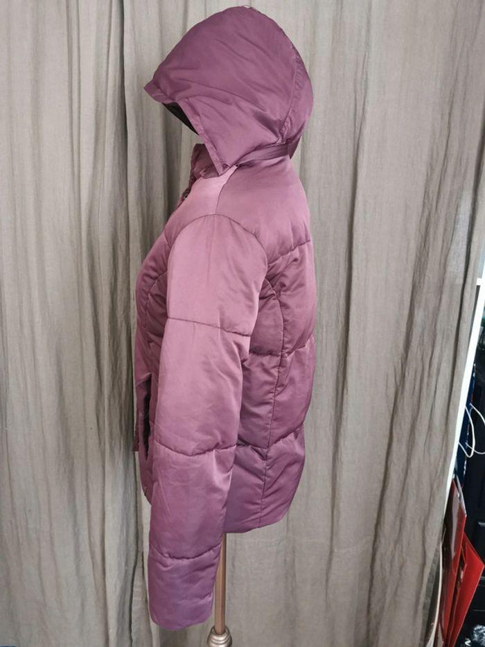 Manteau matelassé doudoune femme Bizzbee taille XS 34 violine - photo numéro 4