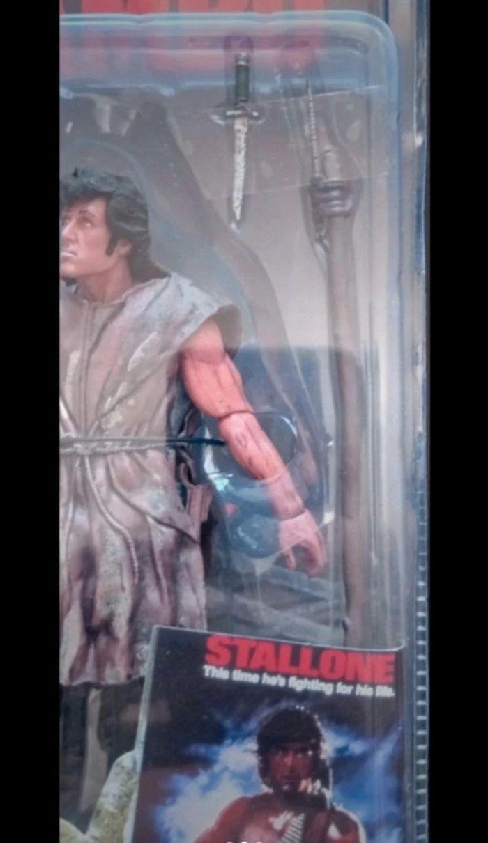 😍neca figurine neuve rambo 1 Sylvester Stallone survival édition - photo numéro 8