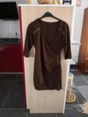 Robe marron taille 40