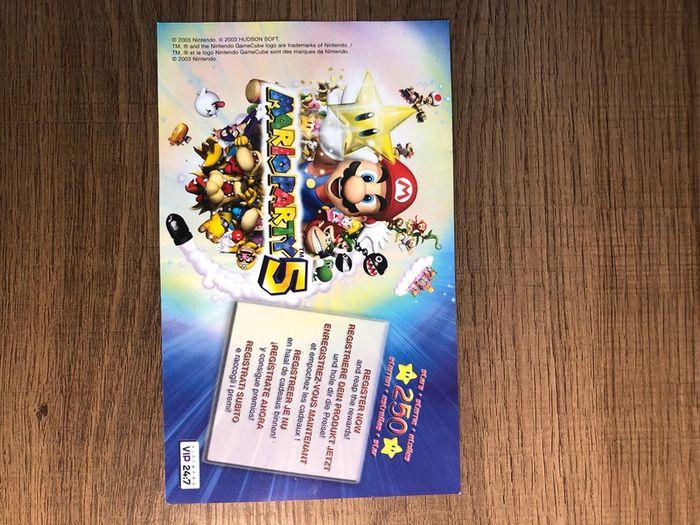 Lot de 5 cartes à codes Nintendo VIP dont 1 non découvert game cube - photo numéro 6