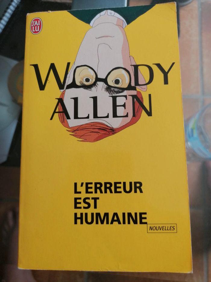 Livre "l'erreur est humaine" Woody Allen - photo numéro 1