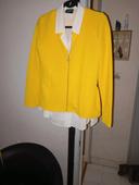 Superbe veste t 40 jaune