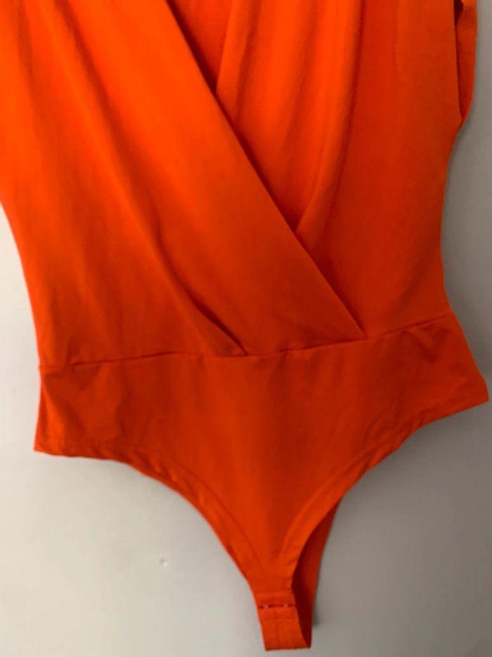 Body cache coeur neuf rouge orange Drôle de copine taille M/L - photo numéro 5