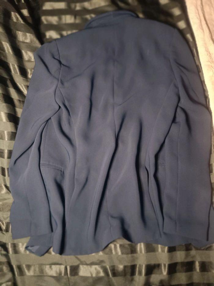 Vente blazer fluide bleu marine- H&M- Taille 34 - photo numéro 2