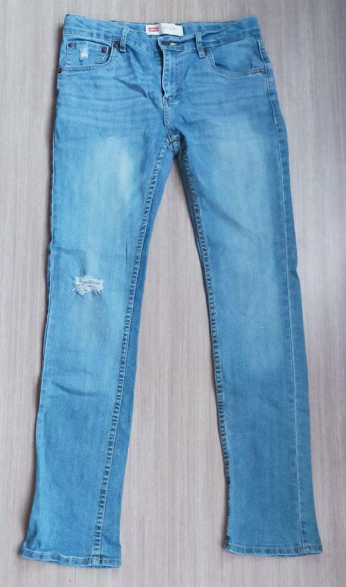 jeans Levi's mixte bleu 16 ans - photo numéro 1