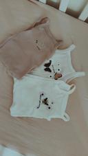 Lot de 3 bodies petit bateau