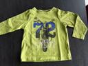 T-shirt manches longues vert orchestra 3 ans