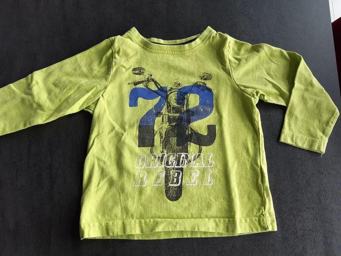 T-shirt manches longues vert orchestra 3 ans - photo numéro 1