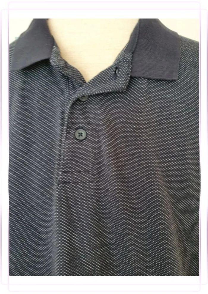 Polo bleu livergy bleu taille L 40 homme coton - photo numéro 3