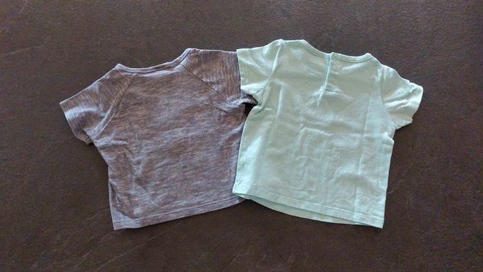 Lot de 2 t-shirts bébé 9 mois - photo numéro 2