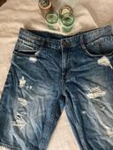 Short en jeans homme