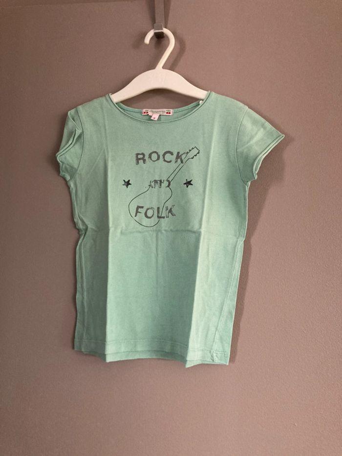 Bonpoint 🍒  t-shirt Rock and folk 🎸 6 ans - photo numéro 1