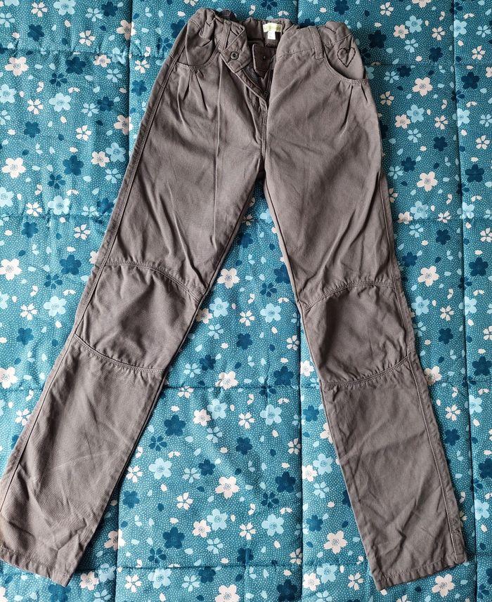 Pantalon verbaudet marron 10 ans - photo numéro 1