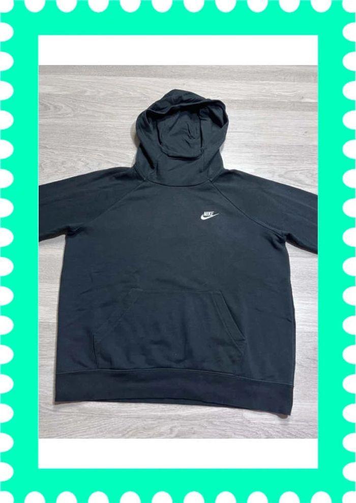 👕 Sweat à capuche Nike logo brodé Noir Taille L 👕 - photo numéro 5