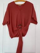 Blouse manches courtes La Halle taille M