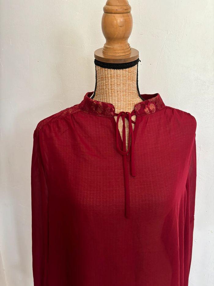 Magnifique blouse bordeaux suiteBlanco taille 42 - photo numéro 2