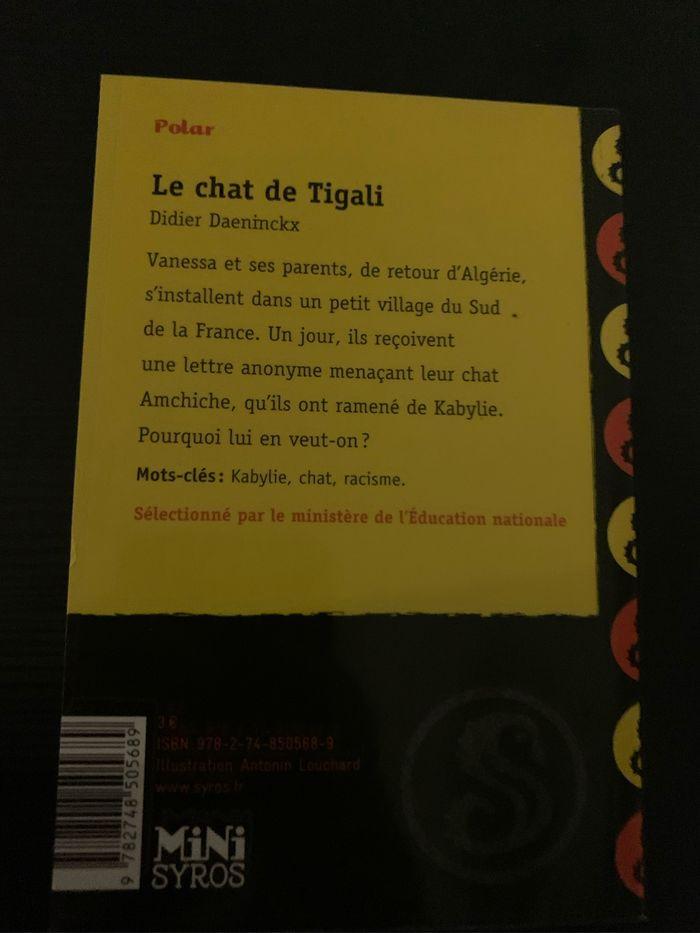 📚 Livre Le Chat de Tigali 📚 - photo numéro 2