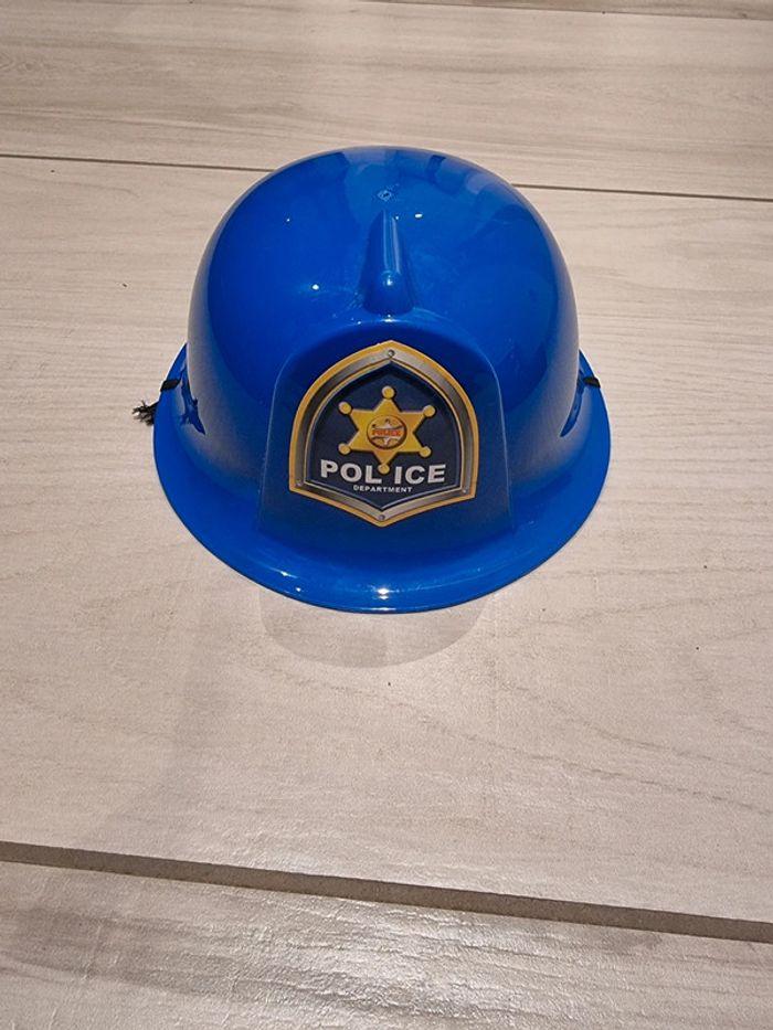 Mignon casque de Police bleu - photo numéro 1