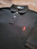 Polo Ralph Lauren Taille M Noir Logo Brodé Classique