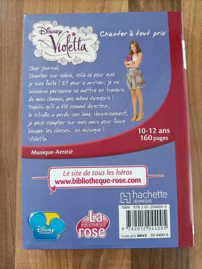 Livre Disney Violetta tome 3 - bibliothèque rose - photo numéro 2