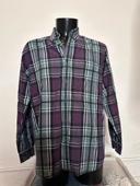 Belle chemise tartan violet TBS taille L